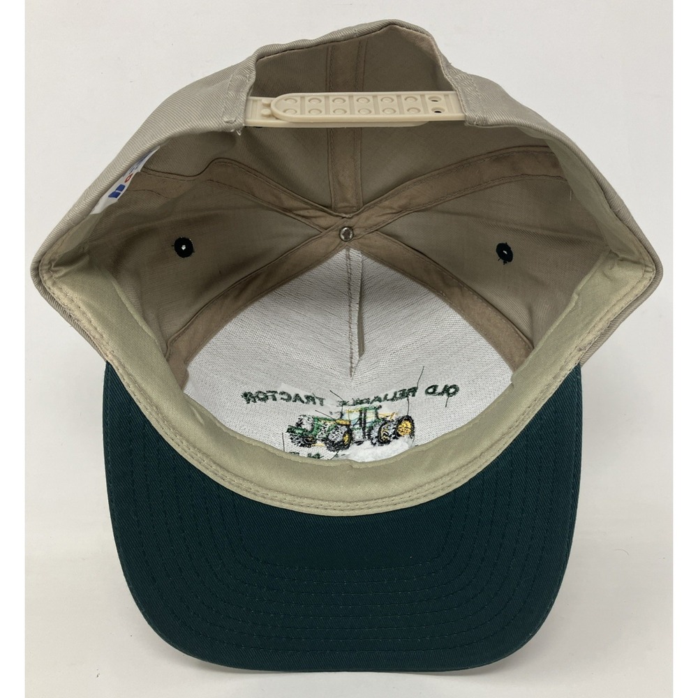 Vintage John Deere Old Reliable Tractor Bowman N.D. Embroidered Snapback Hat - Picture 5 of 7